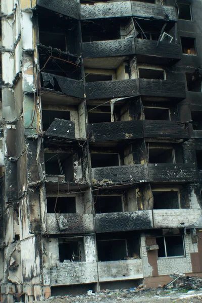 Ukrayna 'da savaş, şehir, roketler evleri ve arabaları vurdu, Irpen, Bucha, Borodyanka,