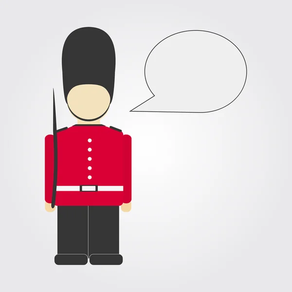 Guardia de Londres — Vector de stock