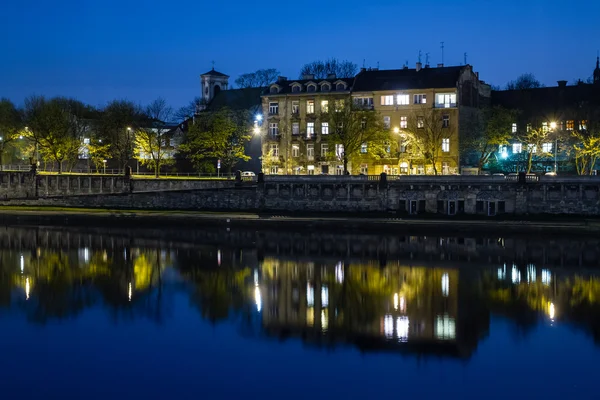 Noche de Cracovia —  Fotos de Stock