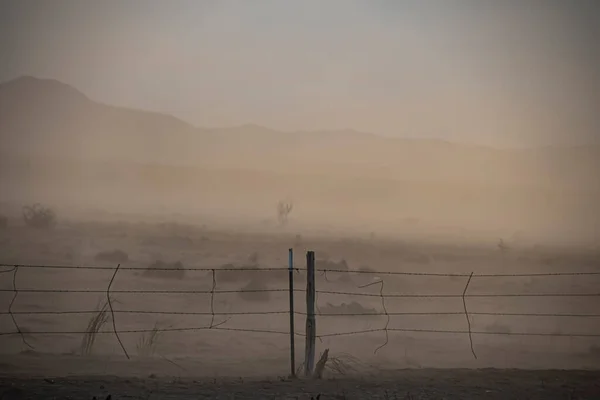 West Texas Landscap Uma Tempestade Areia — Fotografia de Stock