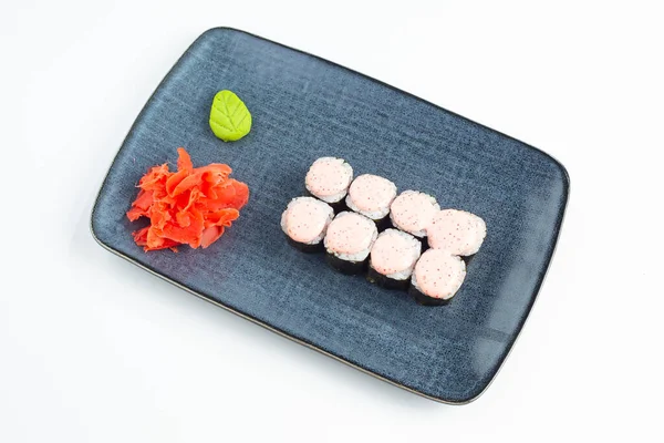 Japon ulusal mutfağı beyaz arka planda izole edilmiş.
