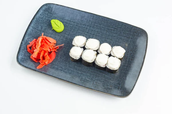 Японская Национальная Кухня Блюдо Белом Фоне — стоковое фото
