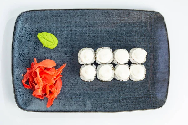 白色背景的日本国菜 — 图库照片