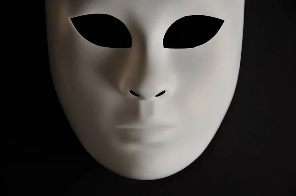 White Mask Theatre Concept — Stock Photo, Image