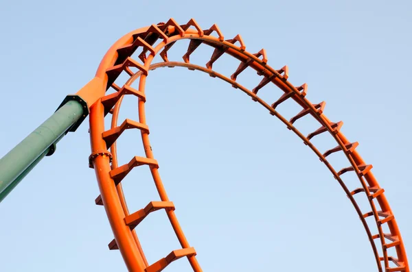 Een segment van een achtbaan — Stockfoto