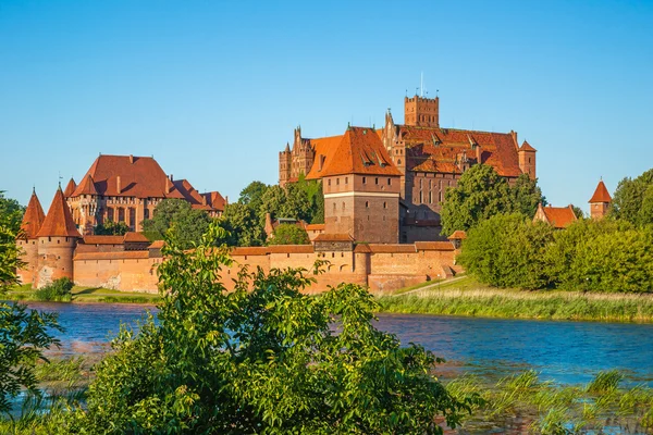 Křižácký hrad Malbork — Stock fotografie