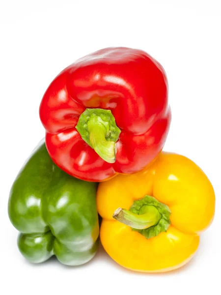 Red yellow green pepper paprika — Stock Photo, Image