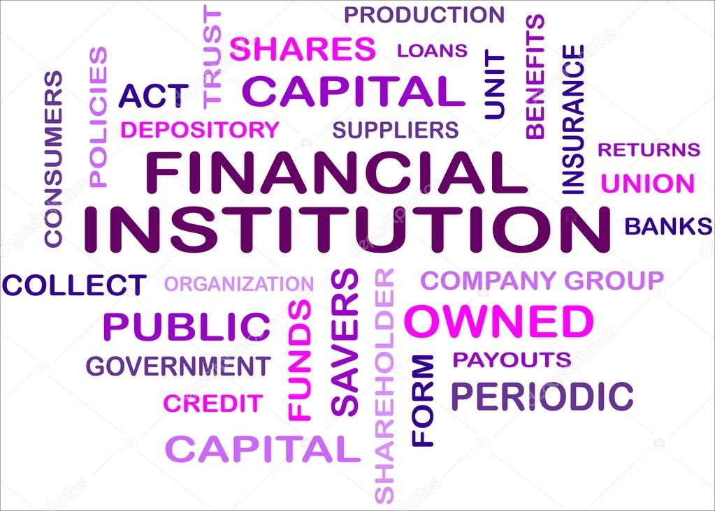 FINANCIAL INSTITUTION - word cloud
