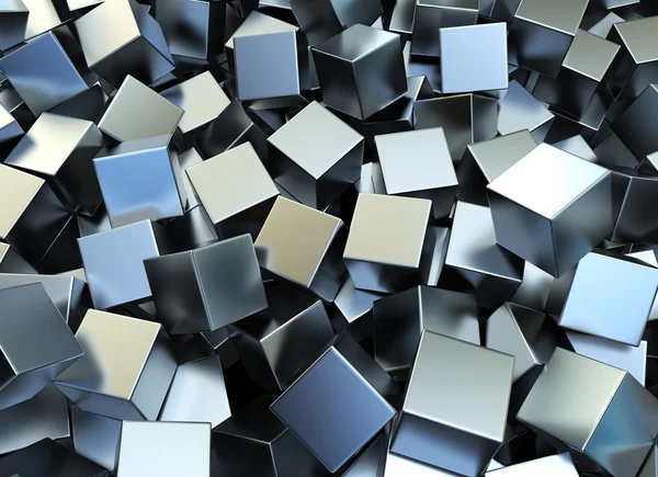 Kwadraty metalowe — Zdjęcie stockowe