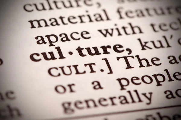 Culture Definition — Stock Photo, Image