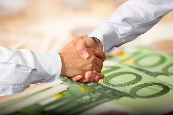 Euro Handshake — Stock Photo, Image