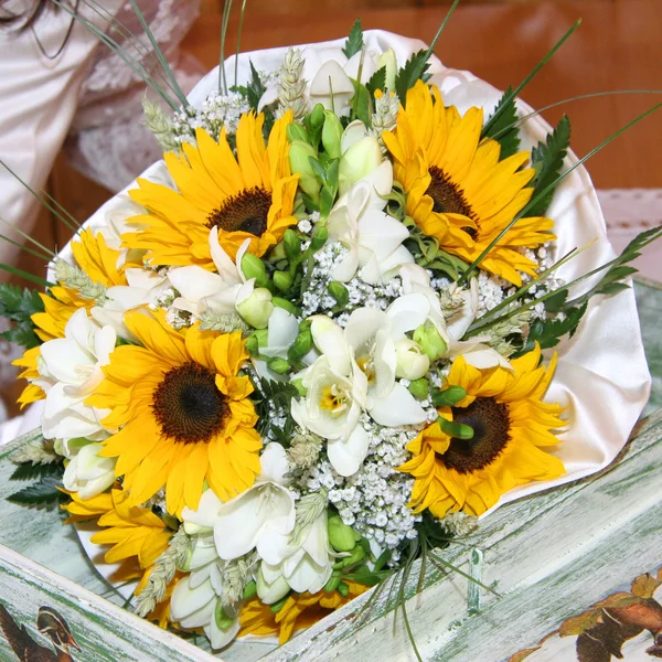 Bouquets of sunflowers