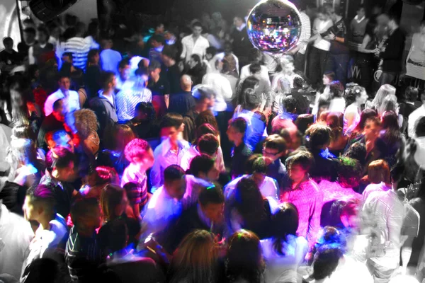 Disco dansen mensen — Stockfoto