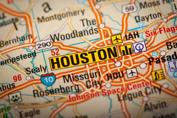 Houston stad — Stockfoto