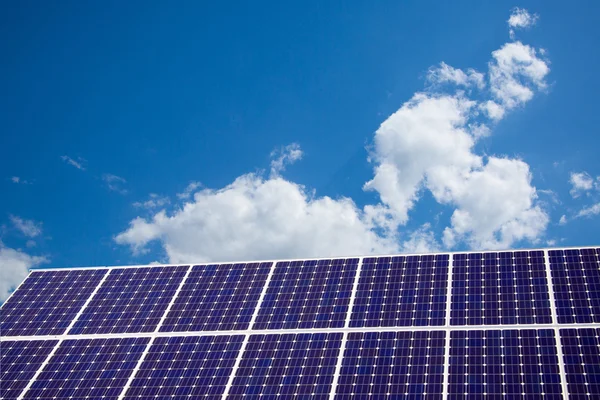 Solar Panel and blue sky — Stock Photo, Image