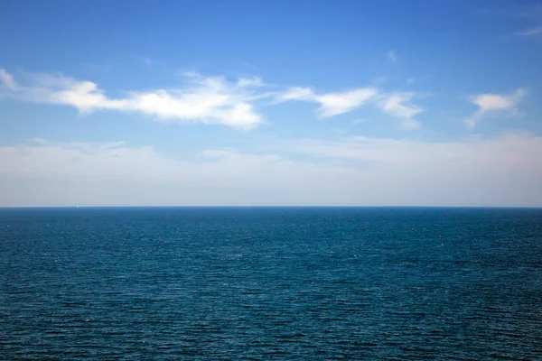 Seascape och molnlandskap. Royaltyfria Stockbilder