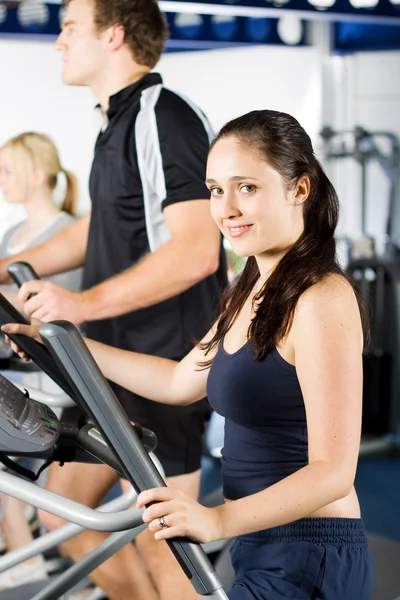 Brunette girl working out — Stock Photo, Image