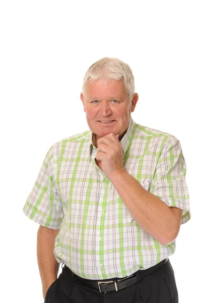 Happy casual mature man — Stock Photo, Image