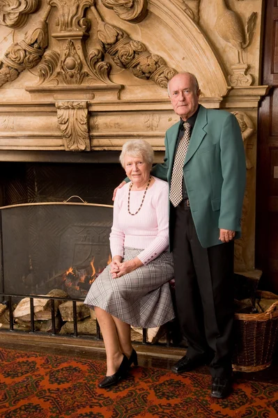 Älteres Paarporträt — Stockfoto