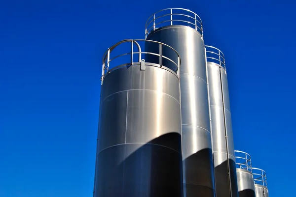 Silos de — Fotografia de Stock