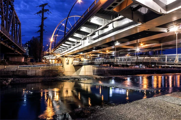 Ponte sobre o rio Sochi.Russia . — Fotografia de Stock