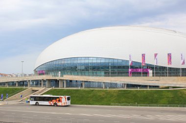 2014 kış Paralimpik at Bolshoy buz kubbe ve yolcu otobüsü