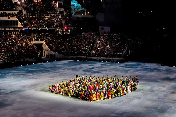 Opening Ceremony of Winter Paralympics 2014,Sochi,Russian Federation — Stock Photo, Image