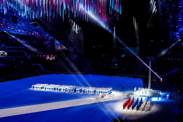 Opening Ceremony of Winter Paralympics 2014,Sochi,Russian Federation — Stock Photo, Image