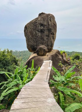 Samui 'de çakışan taş, Surat Thani, Tayland