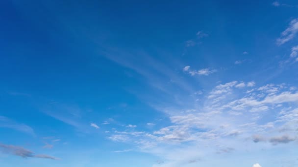 Timelapse Nubes Cielo Azul Verano — Vídeo de stock