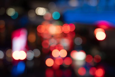 Gece Bokeh Işığının Öntanımlı Resmi