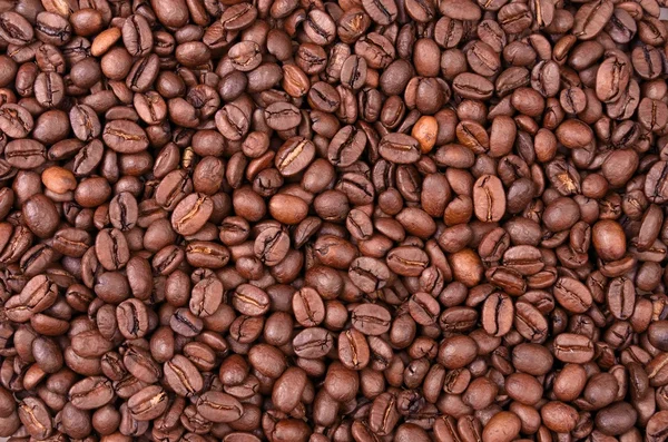 Фон из жареных кофейных зерен — стоковое фото