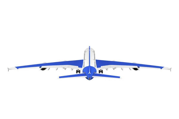 Passenger airplane isolated on white background — Stock Photo, Image