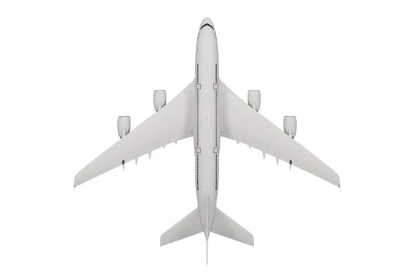 Passenger airplane isolated on white background — Stock Photo, Image