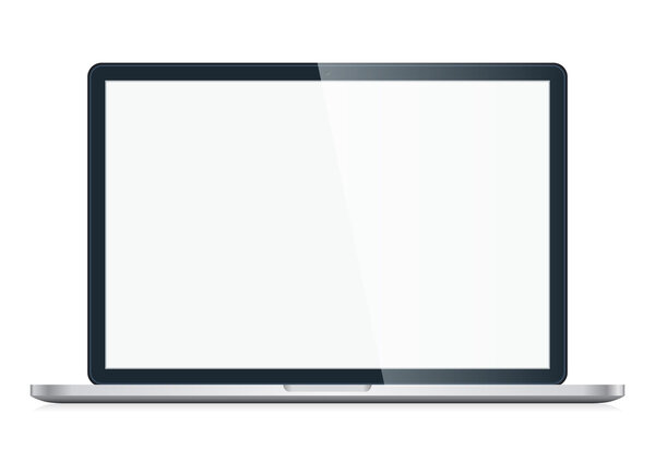 Vector Laptop isolated on white background