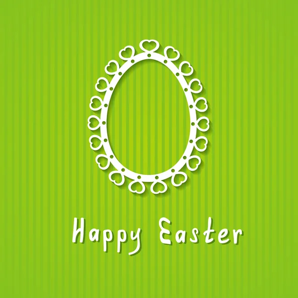 Simple Easter greeting card — Stock Vector