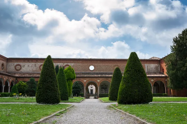 The monumental graveyard of Ferrara city — Stock Photo, Image