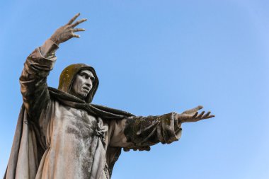 girolamo heykeli savonarola savonarola kare içinde