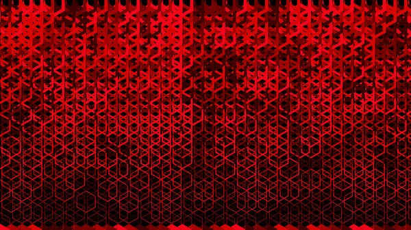 Red Geometric Pattern Seamless Wallpaper — 스톡 사진