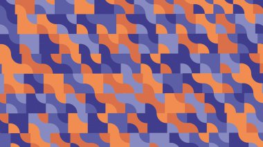 retro pattern, geometric colorful abstract