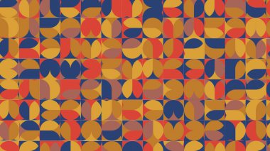 retro pattern, geometric colorful abstract 