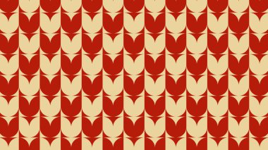 red geometric pattern, seamless wallpaper