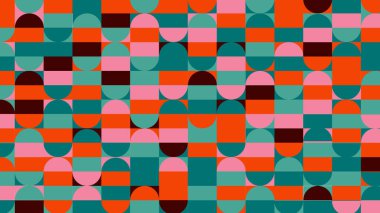 colorful geometric pattern, seamless wallpaper