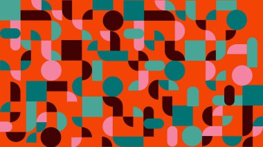 colorful geometric pattern, seamless wallpaper