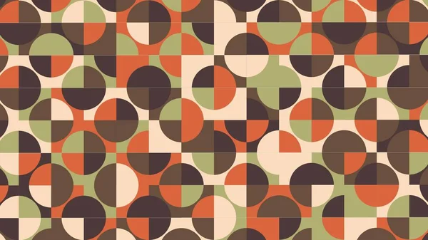 Retro Pattern Geometric Colorful Abstract — Foto Stock