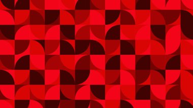 red geometric pattern, seamless wallpaper