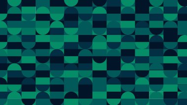 blue and gree geometric pattern, seamless wallpaper for fabric
