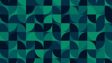 blue and gree geometric pattern, seamless wallpaper for fabric