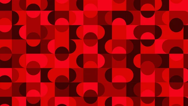 Red Geometric Pattern Seamless Wallpaper — Foto de Stock