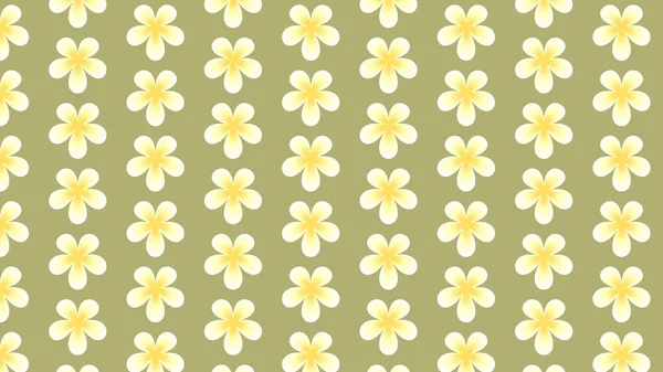 White Yellow Flower Pattern Spring Flower — 스톡 사진